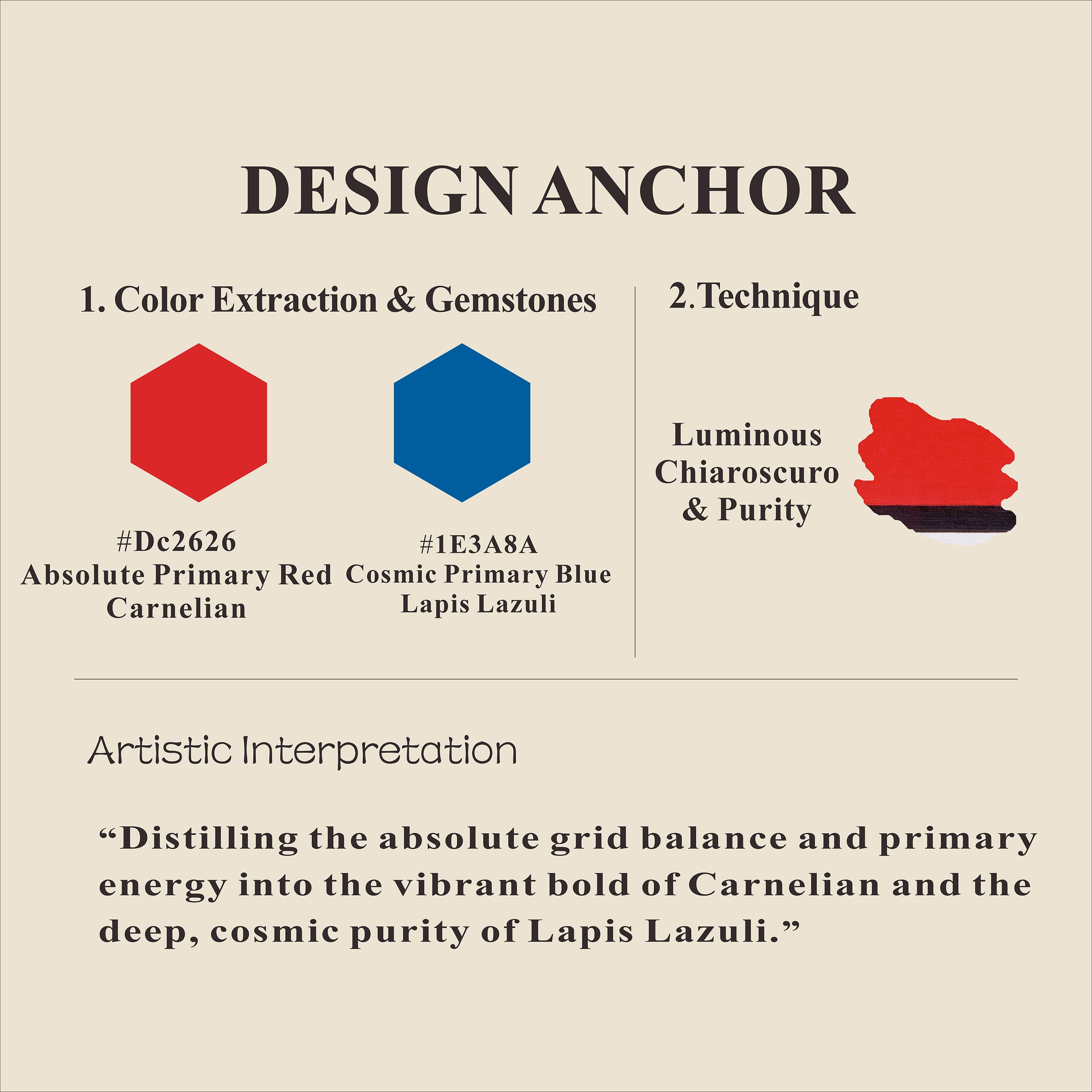 Absolute Balance: Mondrian Inspired Lapis Lazuli & Carnelian Bracelet——A grid palette for logic and equilibrium